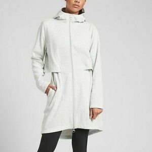 Athleta Soft‎ Gray Hooded Jacket